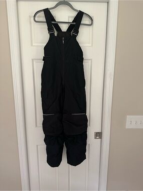 Boys’ Columbia Adventure Ride II Black Snow Bibs